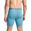 imageJockey Mens Underwear Infinite Cool Microfiber Stretch 8quot Long Leg Boxer Brief  3 PackMidnight Cove