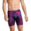 imageJockey Mens Underwear Infinite Cool Microfiber Stretch 8quot Long Leg Boxer Brief  3 PackPlum Marble
