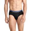 imageJockey Mens Underwear Infinite Cool Microfiber Stretch Brief  3 PackBlack