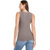 imageJockey Womens Performance 100 Cotton Rib TankTwilight Sands Heather