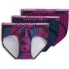 imageJockey Mens Underwear Infinite Cool Microfiber Stretch Brief  3 PackPlum Marble