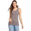imageJockey Womens Performance 100 Cotton Rib TankTwilight Sands Heather