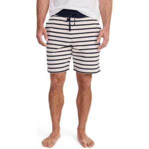 imageJockey Mens Loungewear Cotton Blend Fleece 85quot ShortSeriously Stripe
