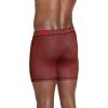 imageJockey Mens Underwear Active Microfiber 5quot Boxer Brief  3 PackBlackTimescape GeoRacing Red