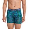imageJockey Mens Underwear Active Microfiber 5quot Boxer Brief  3 PackFuture DuskDark PsychedelicOcean Sky