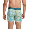 imageJockey Mens Underwear Active Microfiber 5quot Boxer Brief  3 PackNorthern LightPsychedelicTrue Navy