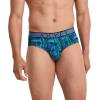 imageJockey Mens Underwear Active Microfiber Brief  3 PackFuture DuskDark PsychedelicOcean Sky