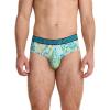 imageJockey Mens Underwear Active Microfiber Brief  3 PackNorthern LightPsychedelicTrue Navy