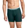 imageJockey Mens Underwear Infinite Cool Microfiber Stretch 6quot Boxer Brief  3 PackAmazon Green