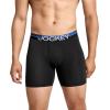 imageJockey Mens Underwear Infinite Cool Microfiber Stretch 6quot Boxer Brief  3 PackBlack