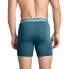 imageJockey Mens Underwear Infinite Cool Microfiber Stretch 6quot Boxer Brief  3 PackMidnight Cove