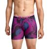 imageJockey Mens Underwear Infinite Cool Microfiber Stretch 6quot Boxer Brief  3 PackPlum Marble
