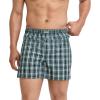 imageJockey Mens Underwear 100 Cotton Woven 5quot BoxerFriendly Plaid