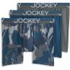 imageJockey Mens Underwear Infinite Cool Microfiber Stretch 6quot Boxer Brief  3 PackNocturne Marble