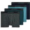 imageJockey Mens Underwear Lightweight Cotton Blend 5quot Boxer Brief  4 PackTrusty Stripe