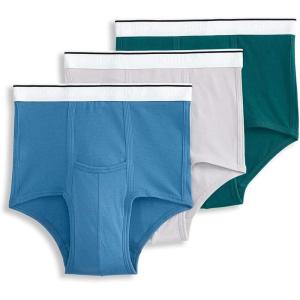 imageJockey Mens Underwear Pouch Brief  3 PackLake Blue Teal Grey Stargazer