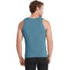imageJockey Mens Undershirt 100 Cotton Big Man AShirt Tank  3 PackCurious TealCoastlineNocturne Blue
