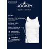imageJockey Mens Undershirt 100 Cotton Big Man AShirt Tank  3 PackWhite