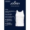imageJockey Mens Undershirt 100 Cotton Tall Man AShirt Tank  3 PackWhite