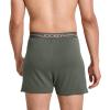 imageJockey Mens Underwear Organic Cotton Stretch 4quot BoxerBrunswick Green