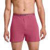 imageJockey Mens Underwear Organic Cotton Stretch 4quot BoxerMalibu Red