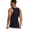 imageJockey Mens Undershirt 100 Cotton AShirt Tank  4 PackBlack