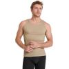 imageJockey Mens Undershirt 100 Cotton AShirt Tank  4 PackTeal SlateRocky BeachOcean SkyCeladon Zen