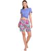 imageJockey Womens Sleepwear Soft Cool Bermuda ShortPrinted Elegance Jewel Tones