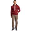 imageJockey Mens Loungewear Cotton Blend Fleece HoodieDeep Cranberry
