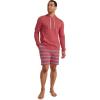 imageJockey Mens Loungewear Cotton Blend Fleece HoodieMalibu Red