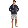 imageJockey Mens Loungewear Cotton Blend Fleece HoodieTrue Navy Heather