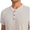 imageJockey Outdoors Mens Casualwear Short Sleeve HenleyGrey Henley Stripe