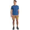 imageJockey Outdoors Mens Casualwear Short Sleeve HenleyHenley Stripe Blues