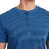 imageJockey Outdoors Mens Casualwear Short Sleeve HenleyHenley Stripe Blues