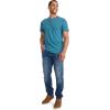 imageJockey Outdoors Mens Casualwear Short Sleeve HenleyTeal Slate Heather