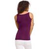imageJockey Womens Undershirt Supersoft CamiVintage Plum