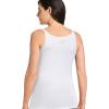 imageJockey Womens Undershirt Supersoft CamiWhite