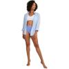 imageJockey Womens Underwear No Panty Line Promise Tactel Lace Hip BriefIris Blue