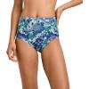 imageJockey Womens Underwear Plus Size Elance Brief  6 PackLuscious Blue BloomRain StripeCoveLight RaspberryMarina BlueWhite
