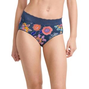 imageJockey Womens Underwear No Panty Line Promise Tactel Lace Hip BriefOrnate Floral