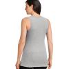 imageJockey Womens Activewear Rib TankGrey Heather