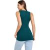 imageJockey Womens Activewear Rib TankOcean Sky Heather