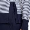 imageJockey Womens Loungewear French Terry SweatshirtNavy Jess Stripe