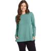 imageJockey Womens Loungewear French Terry SweatshirtAquamarine Heather