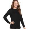 imageJockey Womens Loungewear French Terry SweatshirtBlack