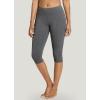 imageJockey Womens Activewear Cotton Stretch Judo LeggingCharcoal Grey Heather