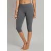 imageJockey Womens Activewear Cotton Stretch Judo LeggingCharcoal Grey Heather