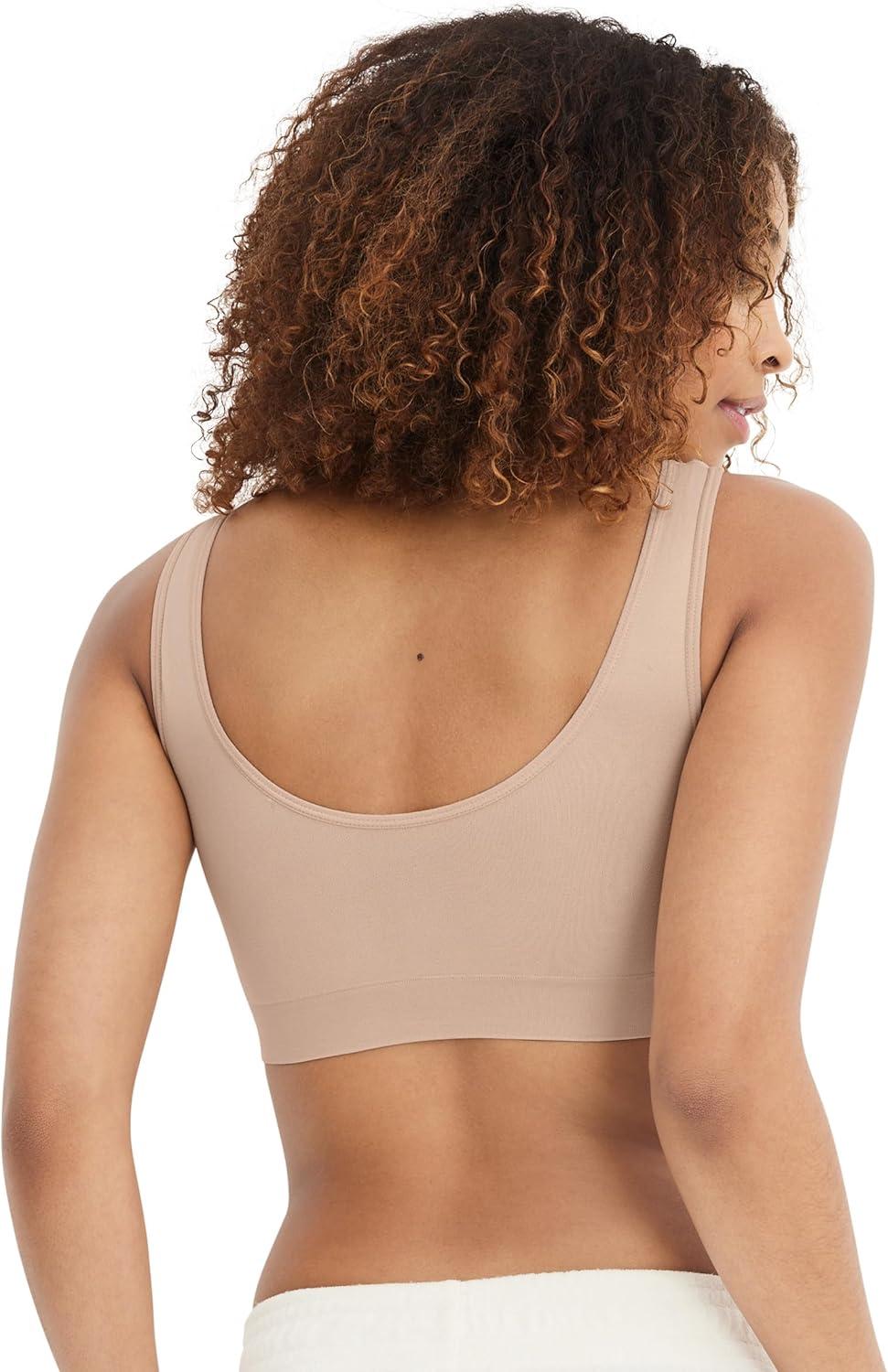 imageJockey Womens Bra Modern Micro Stretch Seamfree BraletteLight