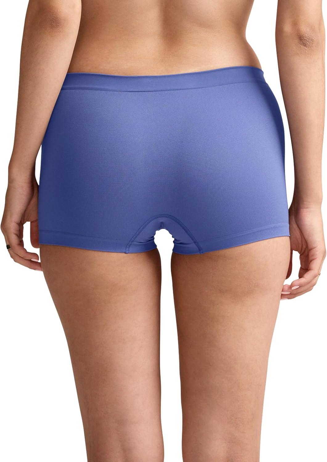 imageJockey Womens Underwear Seamfree BoyshortFuture Dusk