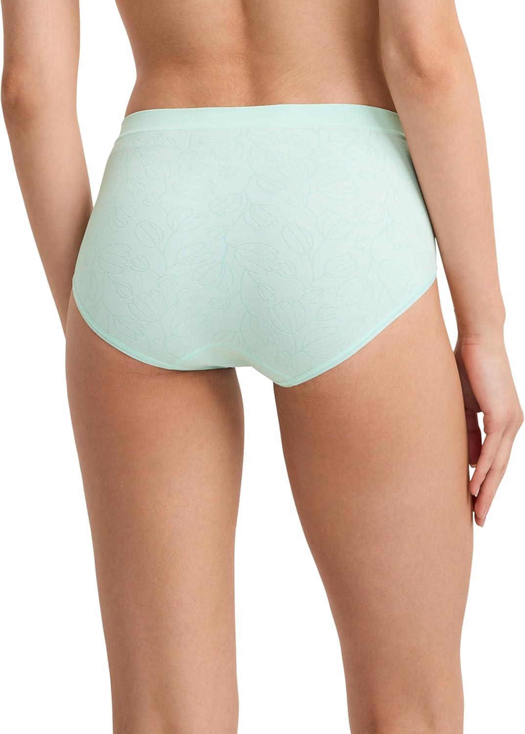 imageJockey Womens Underwear Seamfree BriefMorning Floral